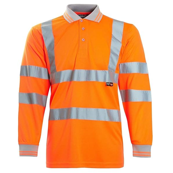 Camisa 50% abotonada con cinta reflectante, 190 GSM
