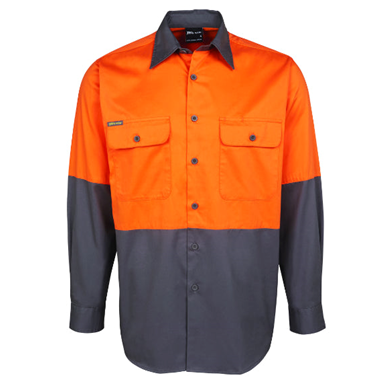 Camisa abotonada sin cinta reflectante, 190GSM